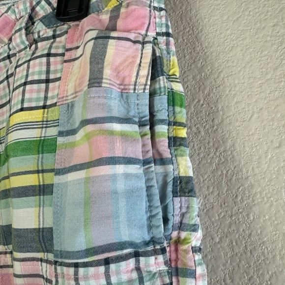 Tailor Vintage Mens Patch Madras Shorts Size 32 - Picture 8 of 8